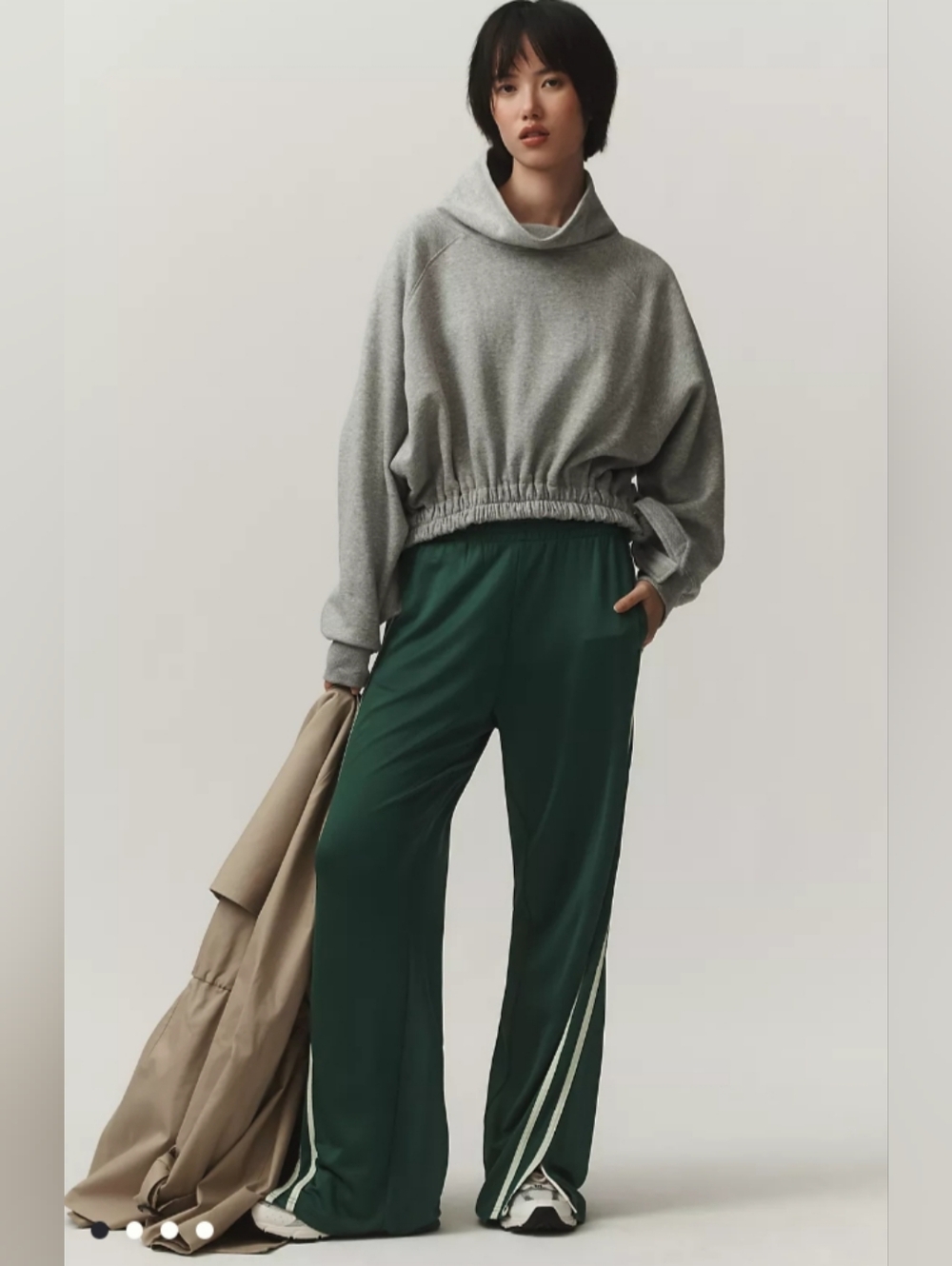 Anthropologie Daily Practice Cowl Neck Sweatshirt